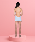 Load image into Gallery viewer, RETRO LOW LEG PLUNGE BACK ONE PIECE