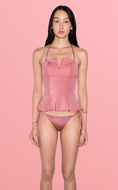 Load image into Gallery viewer, V WIRED FLARED TANKINI