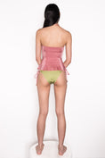 Load image into Gallery viewer, Model wearing Ataya V Wired Flared Tankini Top in Dusty Rose