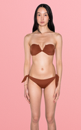 Load image into Gallery viewer, V WIRE BANDEAU BIKINI TOP
