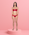 Load image into Gallery viewer, V WIRE BANDEAU BIKINI TOP
