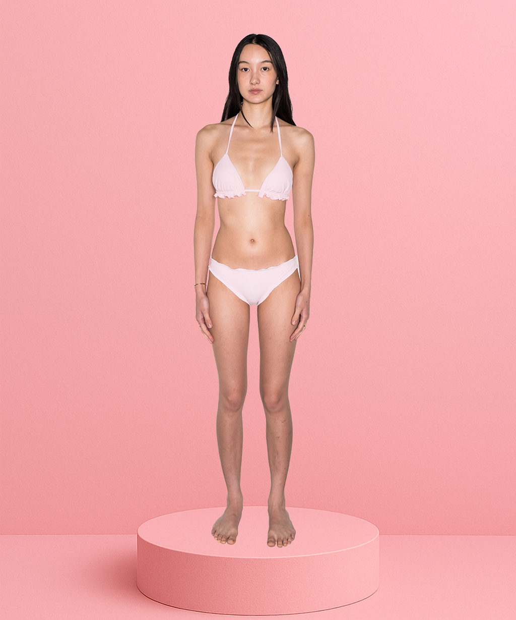 RUFFLE EDGE MINI HIPSTER