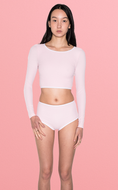 Load image into Gallery viewer, LONG SLEEVE CROP RASH GUARD
