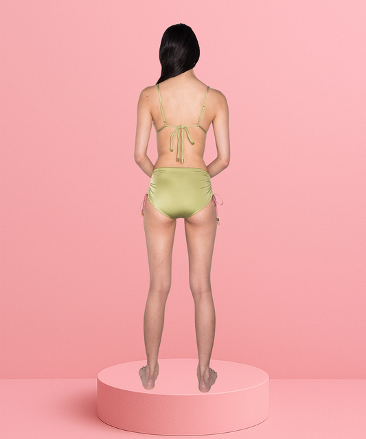 PLEATED TRIANGLE TOP