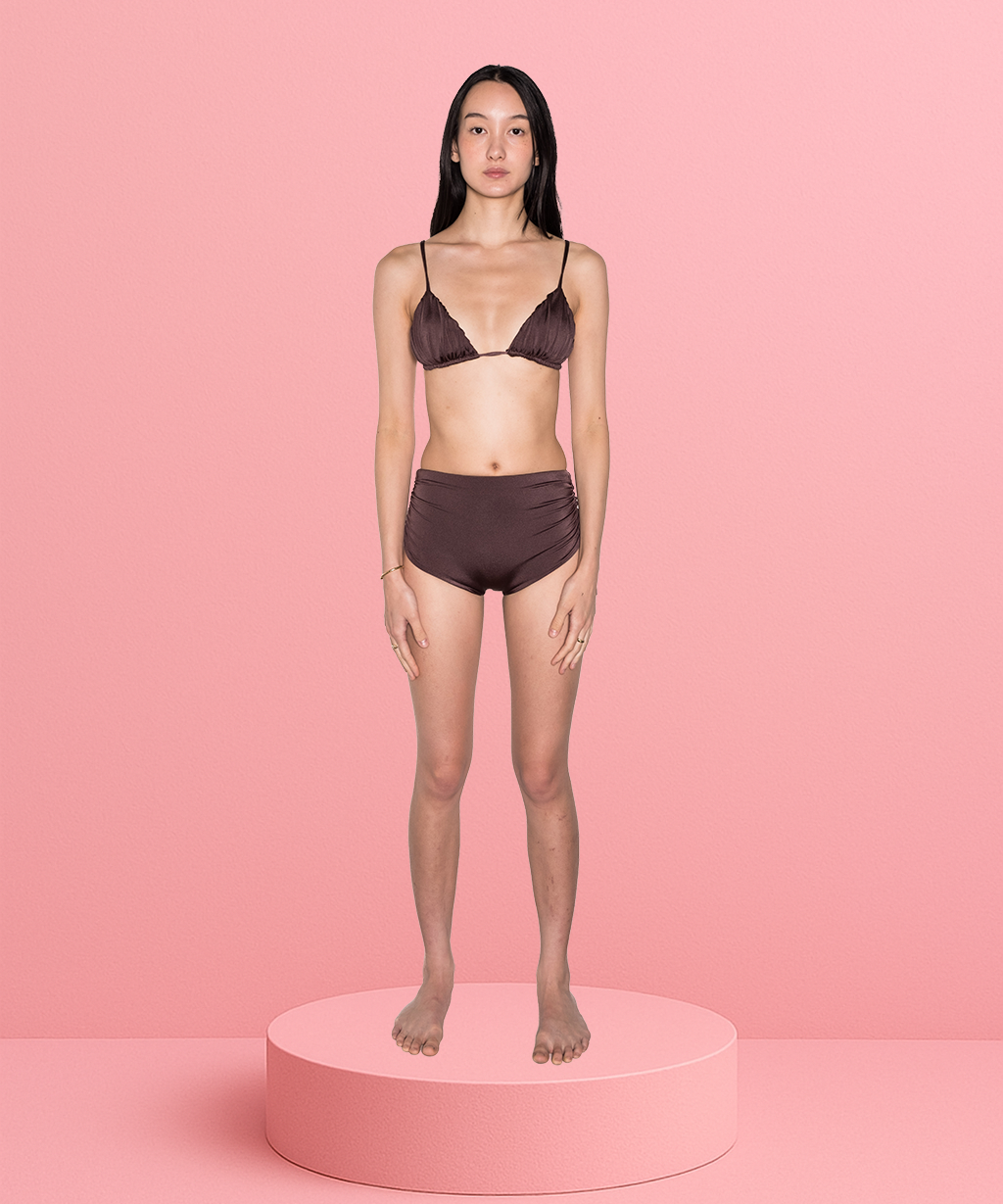 SIDE RUCHED ADJUSTING HIGH WAIST PANT