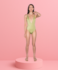 Load image into Gallery viewer, LOW V NECK ONE PIECE
