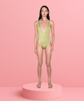 Load image into Gallery viewer, LOW V NECK ONE PIECE

