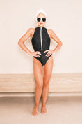 Load image into Gallery viewer, CONTRAST HIGH NECK RACER ONE PIECE
